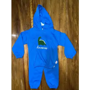 6-24 aylık araba baskılı takım gri