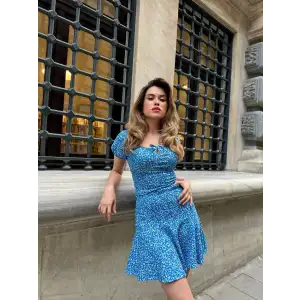 Baskılı etekli takım