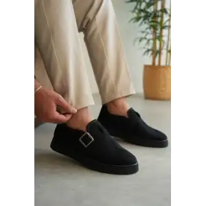 KB-KX1 Kuback Lacivert Kürklü Günlük Erkek Ayakkabı