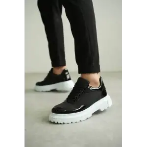 KB-X201 Kuback Siyah Rugan Paraşüt Günlük Erkek Ayakkabı