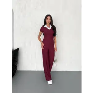 Ottoman kumaş beyaz gömlek yaka takım s4142