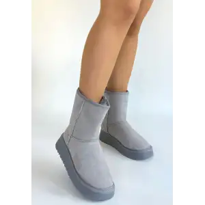 Sophia Gri Süet Bot