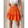 Çingene keten etek turuncu s24808