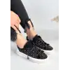 Guji Siyah Kot Bağcıklı Spor Ayakkabı