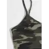 Kadın Kamuflaj Desenli Askılı Crop Top ve Şortlu Gecelik Takım – Modern, Konforlu ve Günlük Kombinlere Uygun