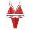 Kadın Kırmızı Dantel Sütyen Külot Takımı – Modern, Konforlu ve Günlük Kombinlere Uygun