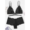 Kadın Siyah Özel Şık Sütyen Külot Takımı – Modern, Konforlu ve Günlük Kombinlere Uygun