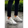 KB-02  Kuback Bağcıklı Crocodile Beyaz Gazete Günlük Erkek Ayakkabı