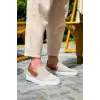 KB-114  Kuback Bej Taba Triko Yüksek Taban Bağcıksız Günlük Erkek Ayakkabı
