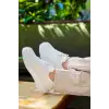 KB-116 Kuback Beyaz Bağcıklı Triko Günlük Erkek Ayakkabı