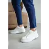 KB-B2 Kuback Beyaz Cilt Günlük Erkek Ayakkabı