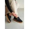 KB-KX1 Kuback Lacivert Kahve Taban Kürklü Günlük Erkek Ayakkabı