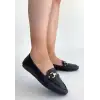 Rain Siyah Cilt Babet Ayakkabı