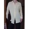 Tek cepli müslin gömlek sarı