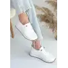 Tone Beyaz Cilt Bağcıklı Spor Ayakkabı