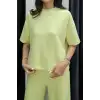 Tshirt alt üst modal takım sarı