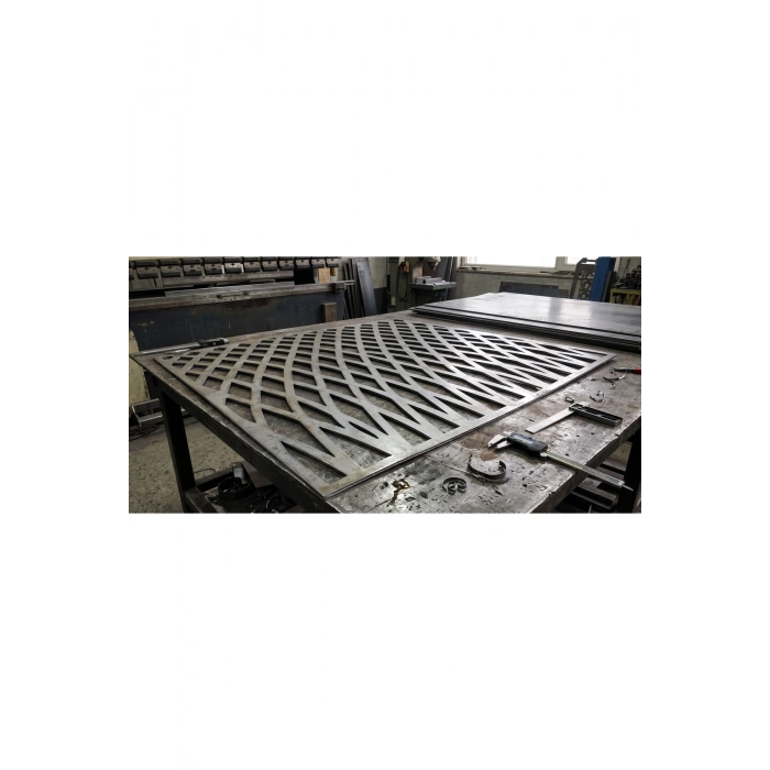 LAZER METAL KESİM ST37 Kalite Dekoratif Korkuluk Paneli 1995x995 MM 2MM Sac ÜRÜN BOYASIZDIR!