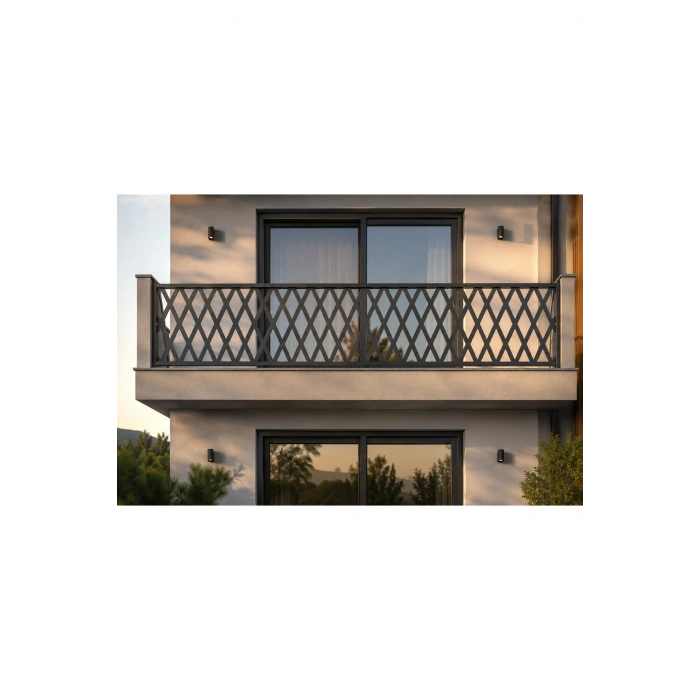 LAZER METAL 2 MM HAM SAC DEKORATİF KORKULUK PANELİ 495 × 1195 mm