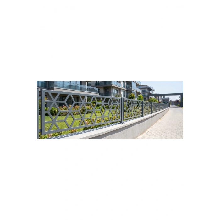 LAZER METAL 2 MM HAM SAC DEKORATİF KORKULUK PANELİ 495 × 1195 mm