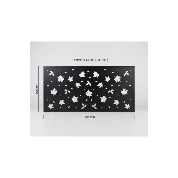 Lazer Dekoratif Lazer Kesim Ham Sac Panel Korkuluk (1995x995 mm - 2mm Boyasız Sac)