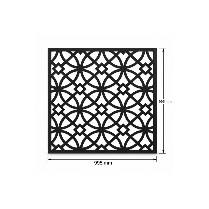 Lazer Metal 995mm x995 mm 2 mm Kalınlık St37 Kalite Ham Sac Dekoratif Bahçe Kapısı ÜRÜN BOYASIZDIR!