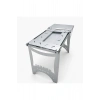 Lazer Metal F2 Katlanır Çelik Mangal – Yan Masalı, Portatif Kamp ve Piknik Mangalı 49*50 cm
