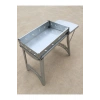 Lazer Metal F2 Katlanır Çelik Mangal – Yan Masalı, Portatif Kamp ve Piknik Mangalı 49*50 cm