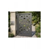 Lazer Metal 995mm * 995mm 2 mm Kalınlık St37 Kalite Ham Sac Desenli Bahçe Kapısı ÜRÜN BOYASIZDIR!