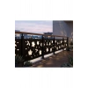 LAZER METAL 2 MM HAM SAC DEKORATİF KORKULUK PANELİ 495 × 1195 mm