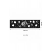 LAZER METAL 2 MM HAM SAC AT YAPRAK DESEN KORKULUK PANELİ 495mm × 1995 mm