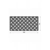 Lazer Dekoratif Desen Lazer Kesim Ham Sac Panel Korkuluk (1995mmx995 mm - 2mm Boyasız Sac)