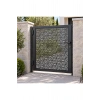 Lazer Metal 995mm x995 mm St37 Kalite 2 mm Dekoratif Ham Sac Bahçe Kapısı ÜRÜN BOYASIZDIR!