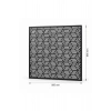 Lazer Metal 995mm x995 mm St37 Kalite 2 mm Dekoratif Ham Sac Bahçe Kapısı ÜRÜN BOYASIZDIR!
