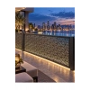 Lazer Metal Dekoratif Desen 2 mm Ham Sac Panel Korkuluk ( 1995mm x 995mm ) Boyasız Sac