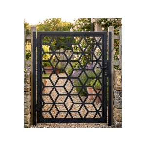 Lazer Metal 995x995 mm 2 mm Kalınlık St37 Kalite Ham Sac Desenli Bahçe Kapısı ÜRÜN BOYASIZDIR!