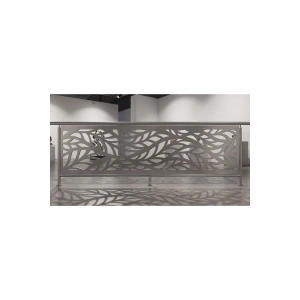 LAZER METAL 2 MM HAM SAC DEKORATİF KORKULUK PANELİ 495 mm × 1195 mm