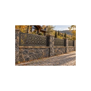 LAZER KESİM DEKORATİF DESENLİ KORKULUK - (1995 mm x 620 mm) - Ham Sac ÜRÜN BOYASIZDIR!