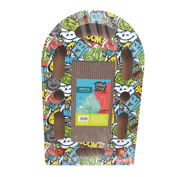 M-PETS Urban Style Karton Kedi Tırmalama Mix Color