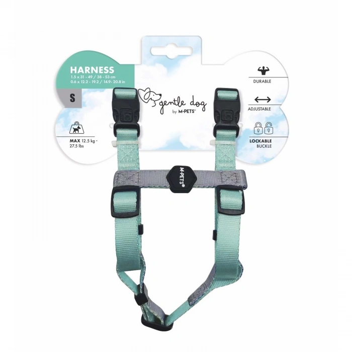 M-Pets Gentle Köpek Göğüs Tasması 31-49cm (Yeşil) [S]