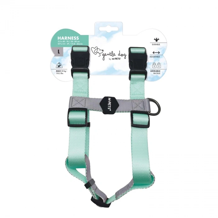 M-Pets Gentle Köpek Göğüs Tasması 49x74cm (Yeşil) [L]