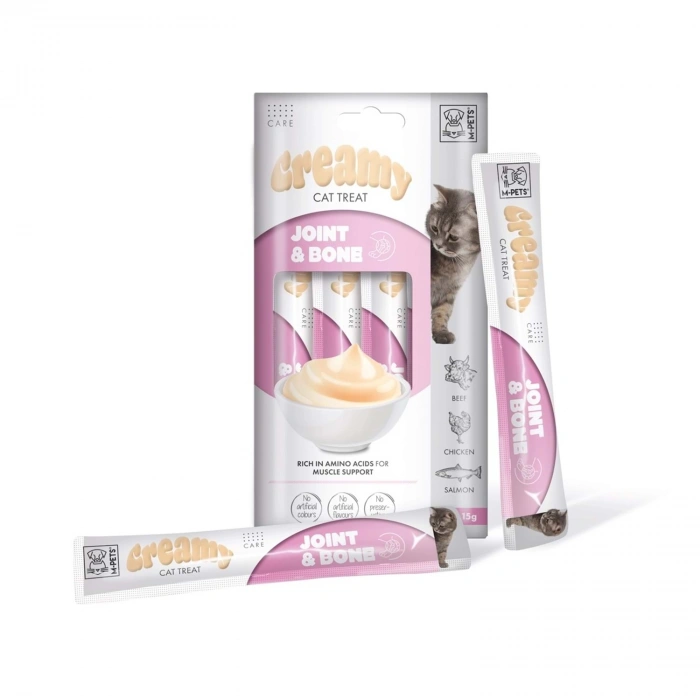 M-Pets Joint&Bone Eklem Destekleyici Krema Kedi Ödül Maması 15gr (4lü)