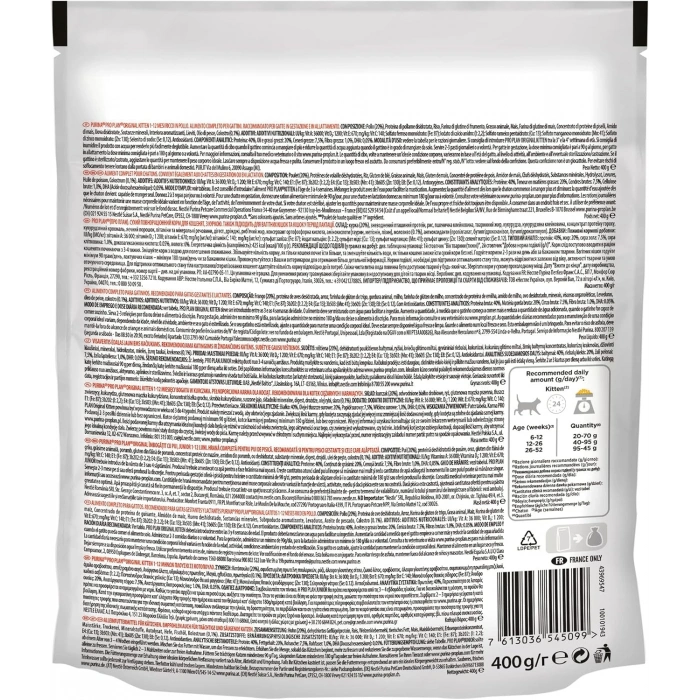 Pro Plan Kitten Tavuklu Yavru Kedi Maması 400gr