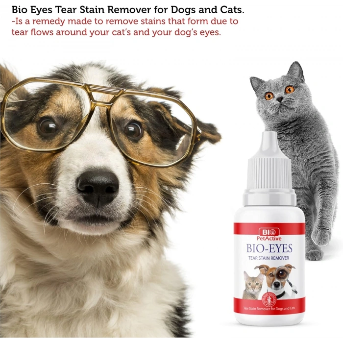 Bio Pet Active Kedi ve Köpekler İçin Gözyaşı Leke Çıkarıcı Damla 50 Ml