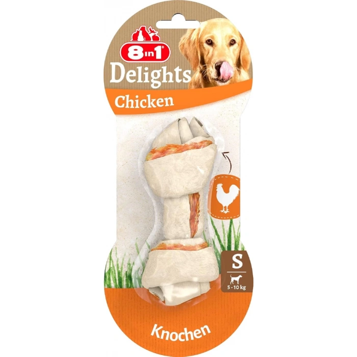 8 IN 1 Delights Bones Düğümlü Tavuklu Kemik 35gr