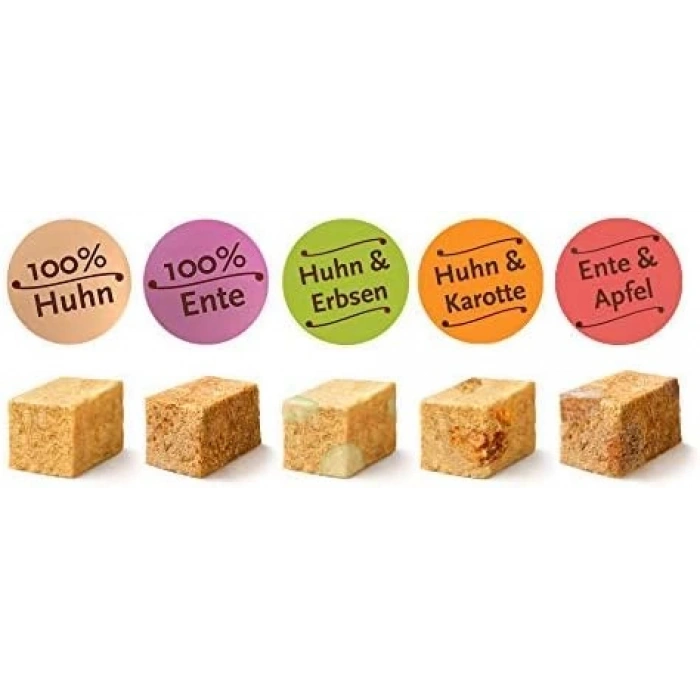 8 IN 1 Feeze Dried Duck Apple Köpek Ödülü 50gr