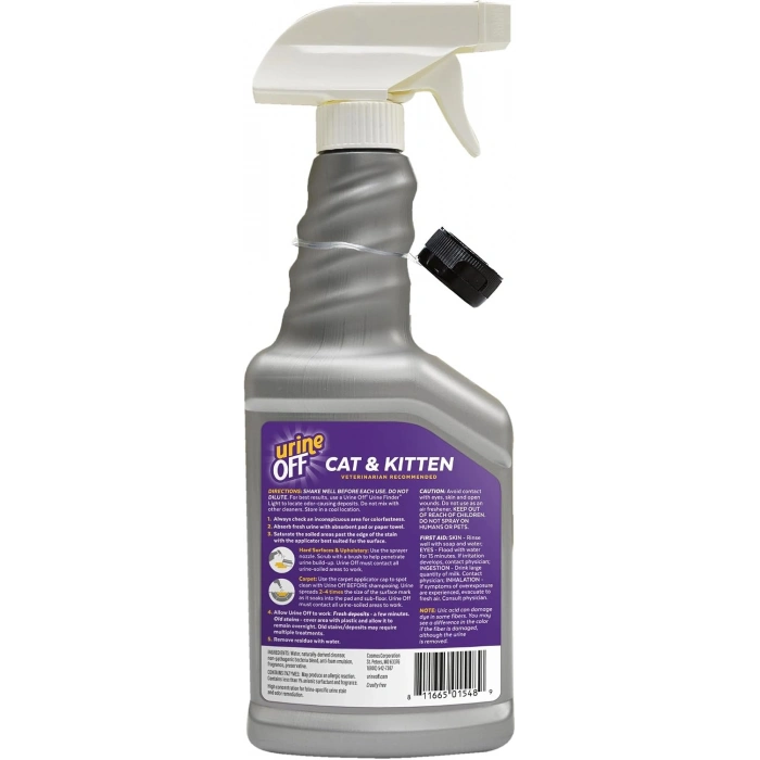 UrineOFF Kedi Koku Giderici ve Temizleyici Sprey 500 Ml