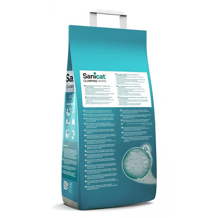 Sanicat Clumping White Gül Kokulu Kedi Kumu 8lt