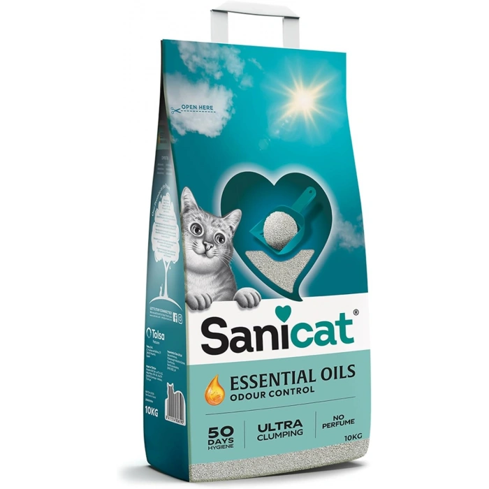 Sanicat Essential Oils Yasemin Kokulu Kedi Kumu 10 Kg
