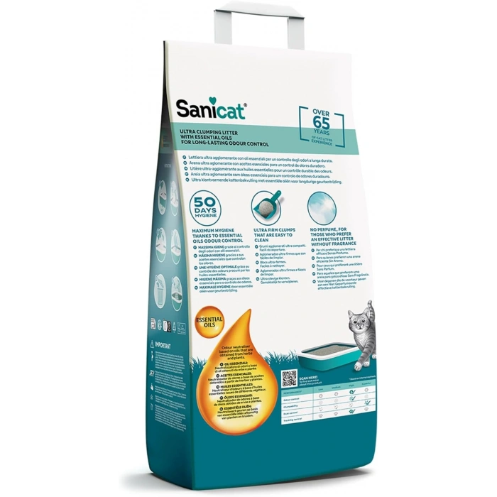 Sanicat Essential Oils Yasemin Kokulu Kedi Kumu 10 Kg