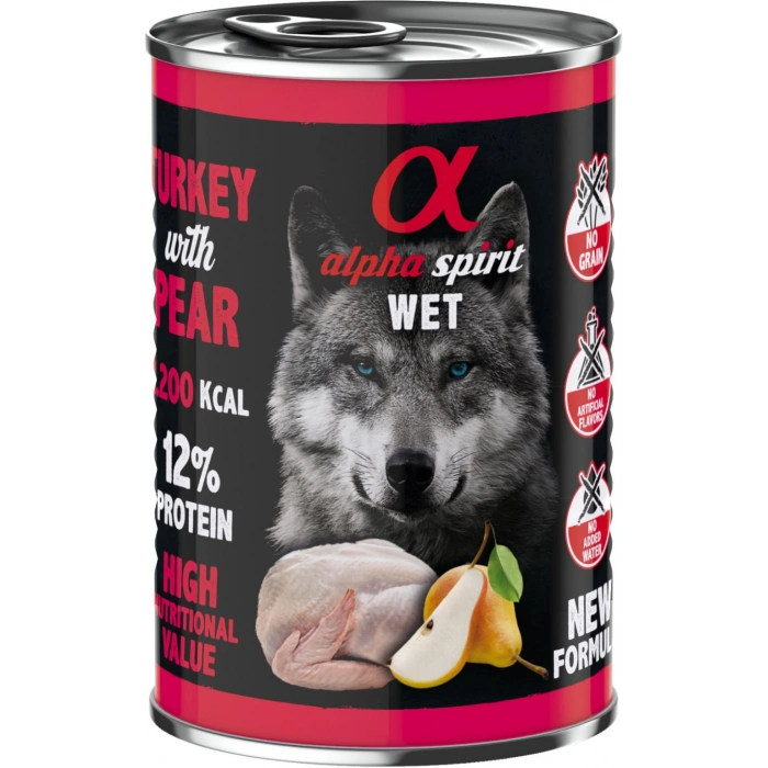 Alpha Sprti %93 Et Hindi&Armut Köpek Konservesi 400 Gr